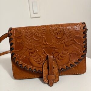 Patricia Nash Leather Crossbody Handbag